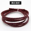 Tubo de red trenzada de PET de 3 mm, red telescópica encriptada de piel de serpiente, cable de audio, funda protectora de nailon, red amortiguadora de 5 m