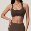 Sujetador Deportivo Ajustado de Estilo Europeo y Americano Transfronterizo para Mujer, Camiseta sin Mangas Deportiva para Correr y Fitness, Ropa de Yoga, Top de Tenis con Espalda Cruzada