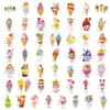 100 pegatinas dulces de helado estilo macaron, fáciles de despegar, con pequeñas asas, pegatinas de graffiti de helado girly estilo ins transfronterizas