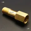 Extensão de rosca macho e fêmea para conector de molde de cobre 1 2 3 pontos 1/8 1/4 3/8 haste de extensão pneumática bico de água reto