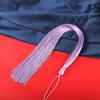 Color Sólido 30cm Fleco de Borlas Estilo Étnico Liso Recto Bidimensional Adorno de Borla Colgante Estilo Chino Tejido Hecho a Mano