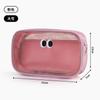 Bolsa de Maquiagem e Higiene Pessoal de Celebridade da Internet, Bolsa Organizadora Digital de Malha Estéreo Fofa, Bolsa Portátil para Cosméticos Diversos, Estojo de Lápis Estudantil