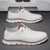 Comercio electrónico transfronterizo, tallas 37-48, nueva colección de otoño, zapatos casuales sin cordones para hombre, zapatos casuales de malla con tacón oculto, transpirables