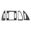 Adecuado para Audi A6 12-18, modificación interior de fibra de carbono, control central, salida de aire, pegatinas decorativas, accesorios para automóvil