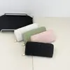 Billetera de PU con Indentación de Longitud Media para Mujer, Cartera de Mano, Bolso de Tarjetas de Moda, Gran Capacidad, Billetera para Monedas