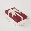 Caja de Regalo para Cumpleaños y San Valentín, Caja de Regalo Festiva, Caja de Regalo para Labial con Lazo, Caja de Regalo Festiva, Caja de Regalo Base y Tapa