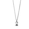 Nueva cadena de suéter de otoño e invierno collar simple de oso nicho minimalista temperamento artístico cadena de clavícula de lujo ligero collar para novias