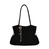 Bolso de axila vintage mate de alta gama transfronterizo 2025 nuevo moda tendencia gran capacidad gamuza versátil bandolera