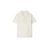 Sumeihui 2026 Primavera y Verano Nuevo Estilo Estilo Nanu Camiseta de Punto de Manga Corta para Mujer Top de Lana Merino con Cuello Polo