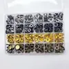 En stock, entrega rápida: 100 juegos de 15 mm de cobre 201, juegos de herramientas para broches de presión grandes blancos, broches de presión metálicos de cuatro colores tipo presión
