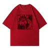 Camiseta de manga corta Slam Dunk Sakuragi y Anxi para hombre y mujer, camiseta holgada estampada de verano