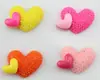 Estrellas de resina corazón con corazón Accesorios para teléfono móvil DIY Accesorios Accesorios Decoraciones 24x17mm