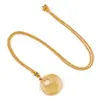 2330-30mm Hebilla de Seguridad Lateral Collar Colgante de Ágata Cristalina con Agujero Grande Collar Hebilla de Princesa Nuevo Venta Caliente