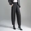 Elegantes Pantalones Harem Versátiles Estampados para Mujer, Novedad Otoño 2026 Cintura Alta Adelgazantes Sueltos Casuales para el Trabajo, Pantalones Tipo Zanahoria de Moda