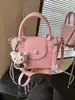 Bolso de mano pequeño súper popular transfronterizo para mujer, nuevo bolso de hombro primavera 2026, bolso cruzado tipo cubo de lujo ligero de alta gama