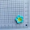 Pequeño Brillo Cara Flor Plumeria Flor de Huevo Flor de Huevo Resina Accesorios Hecho a mano diy Pegamento de Crema Accesorios para Carcasa de Teléfono Móvil Pinza para el Cabello diy