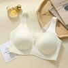 Ropa interior sin marcas de Ácido Hialurónico para Mujer, Cuello en V, Malla, Tirante Ancho, Sin Aro de Acero, Reafirmante, Transpirable, Anti-caída, Sujetador de Espalda Bonita