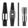 Extrator de Rosca de Tubo de Ponta Dupla de 4/6 Polegadas, Extrator de Parafuso Quebrado, Tarraxa Manual para Reparo de Rosca de Torneira