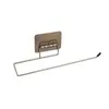 Suporte de pano de prato preguiçoso para cozinha, suporte de aço inoxidável para filme plástico, porta-toalha sem furar, cabide de papel toalha descartável para banheiro