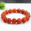Pulseira de ágata vermelha natural com padrão de escamas de dragão, pulseira de ágata sangue de fênix com escamas de dragão, produtos de jade, suprimento para transmissão ao vivo, brindes promocionais