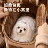 2026 Nova Bolsa de Pet Ursinho de Desenho Animado, Bolsa Transversal Quente para Passeio de Gato no Outono e Inverno, Bolsa de Ombro Único para Cachorro, Bolsa de Mão para Gato