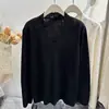 Suéter de punto de ganchillo con encaje de mariposas, cuello en V elegante, estilo coreano, para primavera y otoño, para mujer