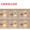 Lámpara Mini Pony Retro LED Electrónica Portátil Lámpara de Vela Prop de Atmósfera Decorativa Luz Regalo de Cumpleaños Pequeño Adorno