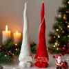 Jiahuimei Molde de Silicona para Vela Aromática de Papá Noel DIY Navidad Velas de Palo Largo Decoración Adornos