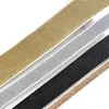 Em estoque 0,6-5cm seda dourada seda prateada seda preta elástico de cintura faixa elástica cinto com glitter com fita brilhante fita