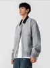 Nueva Chaqueta de Trabajo de Primavera y Otoño para Jóvenes Lavada Retro Estilo Japonés con Solapas para Hombre Versátil Tendencia Marca Holgada Casual