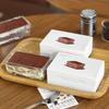 Caja para Pastel Tiramisú de Internet Rojo Embalaje para Hornear Caja para Postre Bolso de Mano Corte Embalaje de Mousse Melalice Impresión