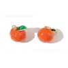 Accesorios de Joyería con Goteo de Aceite Estéreo de Frutas DIY Colgante de Fresa Pendientes Cadena de Teléfono Móvil Llavero Colgante Materiales Hechos a Mano