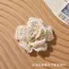 Estilo Coreano Tela Suave Sensación Perezosa Lunares Camelia Pinza de Garra DIY Accesorios para el Cabello Zapatos Sombreros Broche Ropa Accesorios de Flores