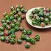 Cuentas sueltas de cloisonné esmalte cuentas a juego cuentas colgantes aceite de gota cuentas redondas cuentas espaciadoras para manualidades cuentas con agujero recto accesorios para joyería con cuentas