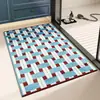 Alfombra de Tierra de Diatomeas Estilo Coreano, Alfombra Absorbente para Baño, Felpudo para Puerta de Entrada, Alfombrilla de Secado Rápido para Pies, Alfombra Antideslizante para Baño