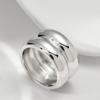 Anillos de Acero Inoxidable de Moda Europea y Americana Más Vendidos Transfronterizos, Estilo Hip-Hop, Joyería Unisex para Mujer, Existencias Listas al Por Mayor