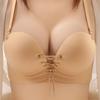 2328 push up sexy pull B ropa interior de mujer pecho pequeño push up cordón antideslizante de una pieza copa palma sujetador sujetador