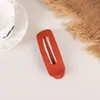 Pinza de pato grande esmerilada para mujer, pinza de goma para flequillo color caramelo, pinza lateral, pasador para la parte trasera de la cabeza, accesorios para el cabello, tocado, venta al por mayor