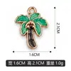 Colgante Individual de Goteo de Aceite DIY Transfronterizo Colgante de Collar de Palmera de Coco Fresco Accesorios de Joyería Venta Directa de Fábrica Se Puede Mezclar por Lotes