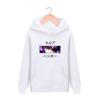 AliExpress Europeu e Americano transfronteiriço em estoque comércio exterior Hunter impresso algodão anime homens e mulheres casal com capuz pulôver camisola