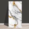 Panel de Plástico de Aluminio Autoadhesivo Adhesivo de Pared Adhesivo de Azulejo de Imitación de PVC Papel Tapiz Impermeable y a Prueba de Humedad Decoración para Revestimiento de Pared de Baño Cocina