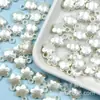 Colgante de concha de color perla artificial acrílica con agujeros, cuentas perforadas de color concha de estrella de mar y caracola para accesorios de joyería DIY