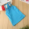Chaleco de Algodón sin Mangas para Bebé Niños Camisola de Niña Chaleco de Algodón Color Sólido Camisa Base Color Caramelo Generación