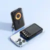 Soporte Transparente Magnético para Power Bank con Carga Rápida, 20000mAh, Cable Integrado, Fuente de Alimentación Móvil Portátil, Personalizable