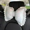 Apoio de Cabeça para Carro, Almofada de Pescoço, Almofada Criativa e Fofa para Carro, Almofada para Banco de Carro, Conjunto de Apoio Lombar, Almofada Traseira para Carro