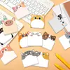 Notas adhesivas de gato y perro de dibujos animados lindas transfronterizas, blocs de notas de forma única, pegatinas para agenda estilo ins, reposicionables y altamente adhesivas