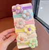 Anel de toalha Corda de cabelo infantil Corda para incubação Anéis de cabelo para meninas Cocar Anéis de cabelo para meninas Elástico Flor