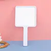 Espejo de Maquillaje Portátil, Espejo de Belleza Pequeño, Logo Personalizable, Espejo con Mango, Regalo Promocional, Venta al por Mayor para Estudiantes, Personalización Transfronteriza