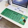 Popular no Tiktok super grande borda de bloqueio SD função excel atalho comum mouse pad de jogo tapete de mesa de escritório