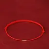 Tobillera Anklet de Oro Puro 49.95kg de Sehuan con Hilo Rojo y Cuentas de Loto, Regalo de San Valentín para Novia, Regalo para Transmisión en Vivo de la Industria de la Belleza